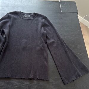 Alex Marie ribbed black sweater